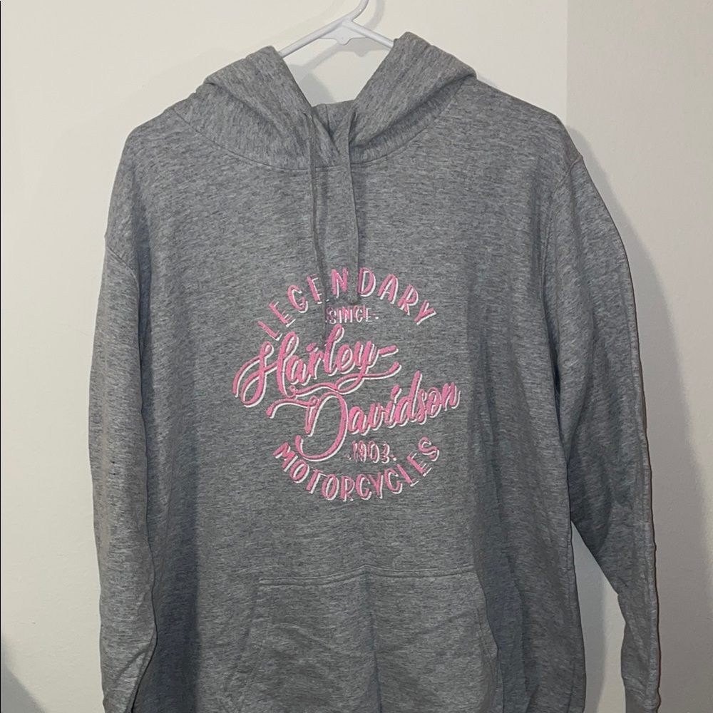 Harley-Davidson gray sweatshirt